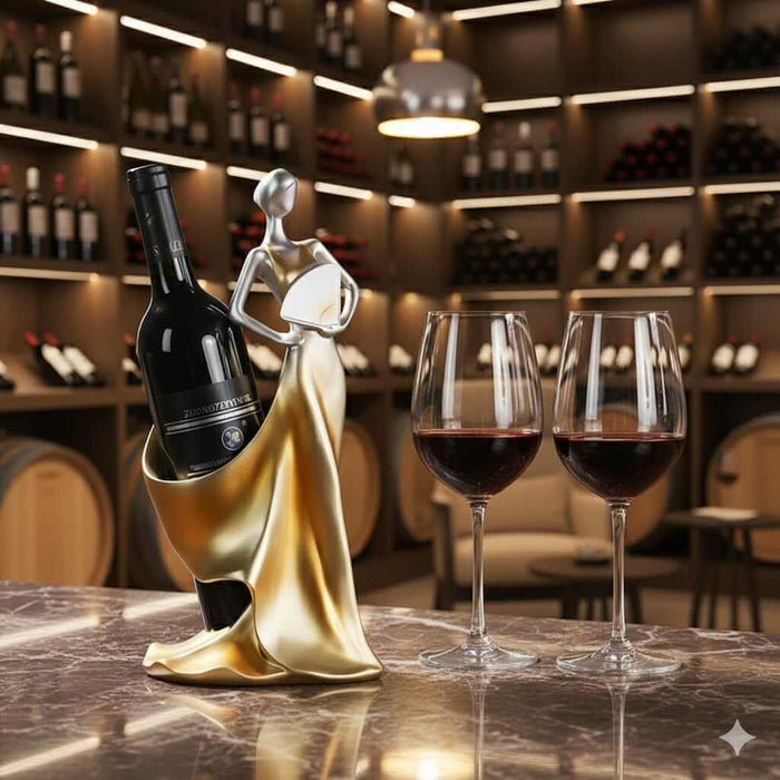 porta vinho decorativo para bar e cozinha