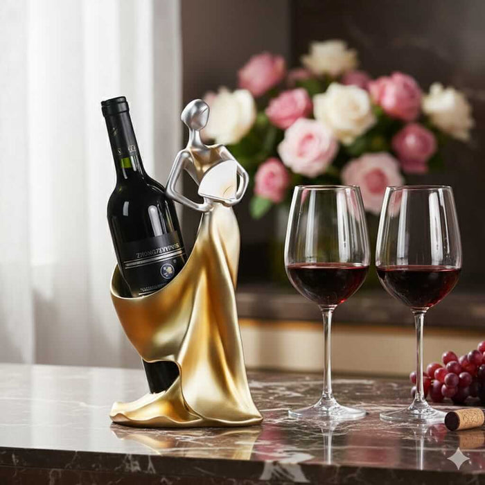 suporte artistico para vinho em resina